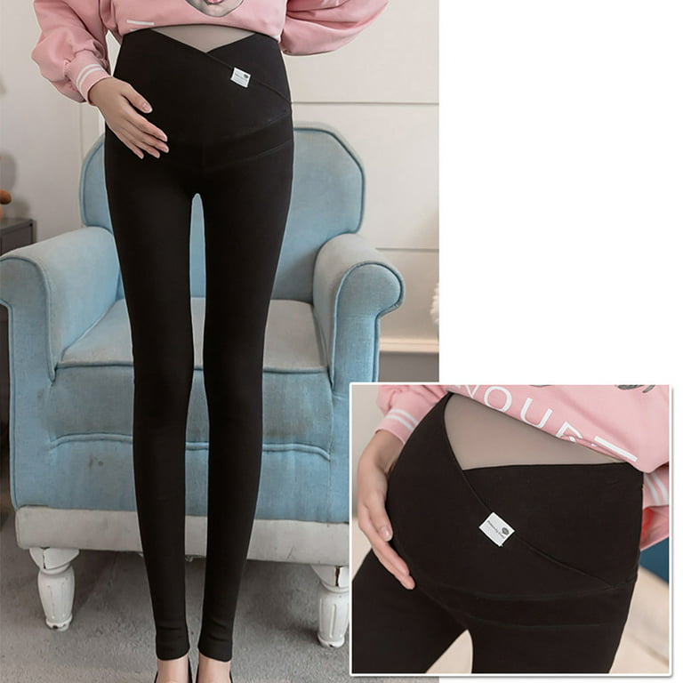  Womens Maternity Leggings Over The Belly Pregnancy Active  Wear Workout Yoga Tights Pants