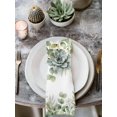 thumbnail image 2 of Spring Eucalyptus Leaves Cloth Napkins Set of 6 Reusable Dinner Napkins, Green Summer Botanical Cocktail Napkin Washable Table Napkins for Wedding/Holiday Party/Baby Shower 20"x20", 2 of 7