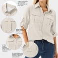thumbnail image 3 of Camisa de pesca Toumett UPF 50+ con protección solar para mujer, 3 of 8