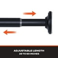 thumbnail image 6 of Sun Zero 5/8" Blackout Tension Rod, 28-60", Black, 6 of 7
