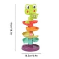 thumbnail image 2 of EGNMCR Children Building Block Tower Track Turn Rattles Roll Ball Educational Toys Gift for Boys and Girls, 2 of 5
