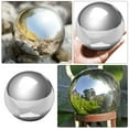 thumbnail image 1 of COSMOBETTY Reflective Metal Gazing Balls Decorative Garden Sphere Stainless Steel 1Set, 1 of 8