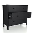 thumbnail image 4 of Furniture of America Gabriel 3-Drawer Dresser, Black, 4 of 12