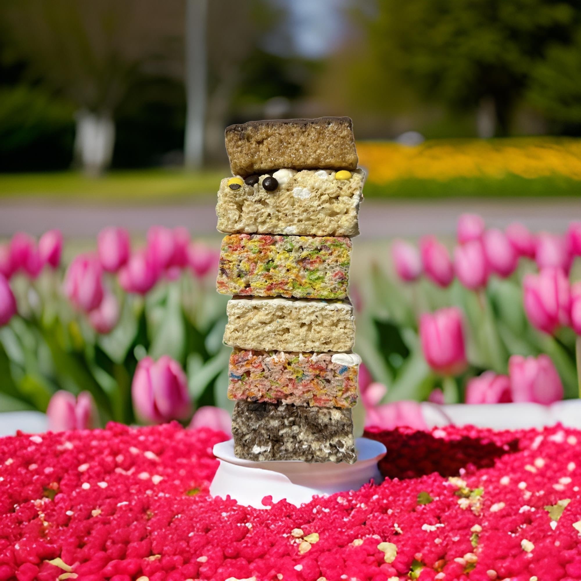 Marshmallow Crispy Treat Bars, 6 Flavor Variety Pack