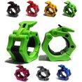 thumbnail image 1 of 2” Olympic Barbell Clamps - Solid ABS Locking Barbell Collars with Quick Release - for Professional Training Strong Lifts and Olympic Training- Set of 2, 1 of 4