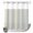 Colorful Rainbow Stripe, variant on No Hook Shower Curtain, Colorful Striped Shower Curtains for Bathroom with See Through Top Window, Farmhouse Rainbow Color Stripes Waterproof & Washable Bath Curtain Narrow 54"x78"