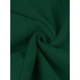 thumbnail image 5 of DARING DIVA Women's Plus Size Single Breasted Detachable Hooded Overcoat 3X Dark Green, 5 of 6
