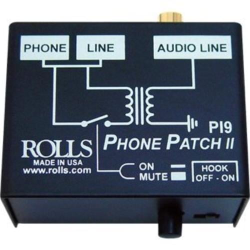 Rolls Pi9 Rolls Phone Patch Rj11 To Rca Or 1 8 Min Walmart Com Walmart Com