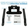 thumbnail image 3 of Mount-It! Sound Bar TV Mounting Shelf Compatible with Sonos Beam Speaker, 3 of 7