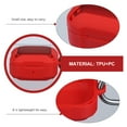 thumbnail image 2 of FELTECHELECTR Red Earphone Case Headphone Storage Box TPU 1Pack, 2 of 8
