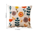 thumbnail image 5 of JLFNYA Pillow Covers,Pillow Protector Clearance!Spring and Summer Pillow Covers Farmhouses Flower Plant Throw Pillow Covers Outdoor Cushion Case For Couch Home Sofa Living Room, 5 of 5
