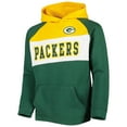 thumbnail image 2 of Green Bay Packers Boys 4-18 LS Fleece Hoodie 9K1BXFFBJ XL14/16, 2 of 3