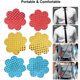 thumbnail image 3 of 14 pares de cubiertas para pezones con forma de flor, cubiertas para senos, sujetador desechable, pegatinas de pétalos de satén, pastas adhesivas para senos, 3 of 8