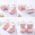 thumbnail image 5 of Infant Baby Girl Boots Shoes Warm Wool Snow Winter Anti-Slip Newborn Toddler Prewalker For 0-18 Months, 5 of 6