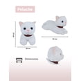 thumbnail image 2 of Gatito De Peluche Acostado Con Correa Ojos Brillosos, 2 of 5