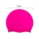 thumbnail image 2 of Gorro de natación de silicona de alta elasticidad, limpio, de color sólido para adultos, 2 of 5