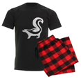 thumbnail image 6 of CafePress - White Skunk Pajamas - Men's Dark Loose Fit Cotton Pajama Set, 6 of 7
