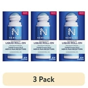 (3 pack) Nervive Nerve Care, Pain Relieving Roll On, Topical Pain Relief for Nerve Pain with Lidocaine and Menthol, 2.5 oz