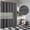 Dark Gray, variant on Yiannan Waterproof Fabric Shower Curtain Liner with 3 Magnets,Machine Washable，Mold Resitant,Standard 72x72 inch,Dark Gray