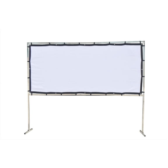 INTBUYING 11.48x4.92ft Outdoor Projector Screen for Square Advertisement Home Yard Movies