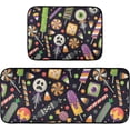 thumbnail image 7 of Halloween Candies Lollipop Kitchen Rugs 2 Pieces, Fun Cute Floor Mat Room Area Rug Washable Carpet Perfect for Living Room Bedroom Entryway, 7 of 7