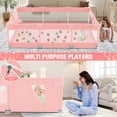 thumbnail image 6 of Babyeap Large Baby Playpen with Mat,71"x50"Playpen for Babies and Toddlers,Baby Play Yard Baby Fence Play Area Indoor Outdoor,Pink, 6 of 7