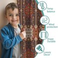 thumbnail image 3 of Blackout Kids Curtains,Boho Bohemia Flower Childrens Insulated Curtains Set Of 2,Bedroom Essentials,Toddler Room Decor 52"x63"(132x160cm), 3 of 4
