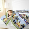 thumbnail image 4 of Homewish Car Theme 2pcs Bedding Comforter Set For Teens Boys Girls,Cartoon Truck Twin Comforter Sets,Construction Vehicles Breathable Bedding Set,Microfiber Bedroom Decor, 4 of 8