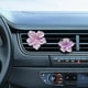 thumbnail image 1 of Clips ambientadores de 2 paquetes de flor de melocotón para coche • Clip para ventilación de resina para flores • Aromaterapia duradera para coche • Diseño de brillo a 360° • Listo para regalo, 1 of 7