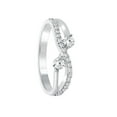 thumbnail image 2 of 0.35 Carat Diamond Engagement Wedding Ring In 10K Solid Rose,White & Yellow Gold, 2 of 3