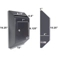 thumbnail image 5 of DuraBox Wall-Mount Letter-Size Deposit Locking Drop Box Safe, W300, Black, 5 of 6