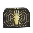 thumbnail image 2 of Kdxio Gold Spider On The Web Print Toaster Cover Bread Machine Cover Fits for Most Standard 2 Slice Toasters,Keep Toaster Free From Dust And Fingerprint Oven Dustproof Cover, 2 of 7