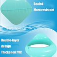 thumbnail image 3 of Blue Peacock Swimming Ring Adult Children Inflatable Seat Ring Lifebuoy 120cm, 3 of 4