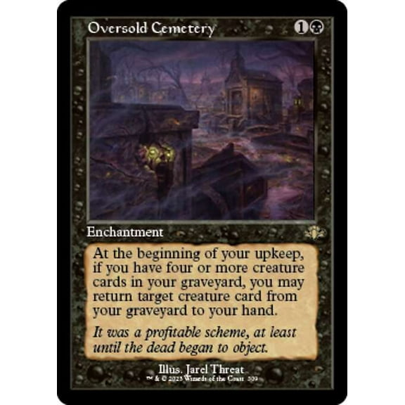 MtG Dominaria Remastered Rare Oversold Cemetery (Old-Frame) #309