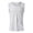 White, variant on Men's Sleeveless Wide Shoulder Tank Top for Summer Fitness Sports and Casual Wear Big and Tall T Shirts Men Top Beach Wear Workout Tops for Men Loose Fit Men Shirts Long Sleeve Men Long