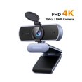 thumbnail image 2 of 4K FHD Webcam 8MP for PC, Dual AI Noise-Cancelling Mics, Web Cam Camera for Work ,Easy to Install, 2 of 7