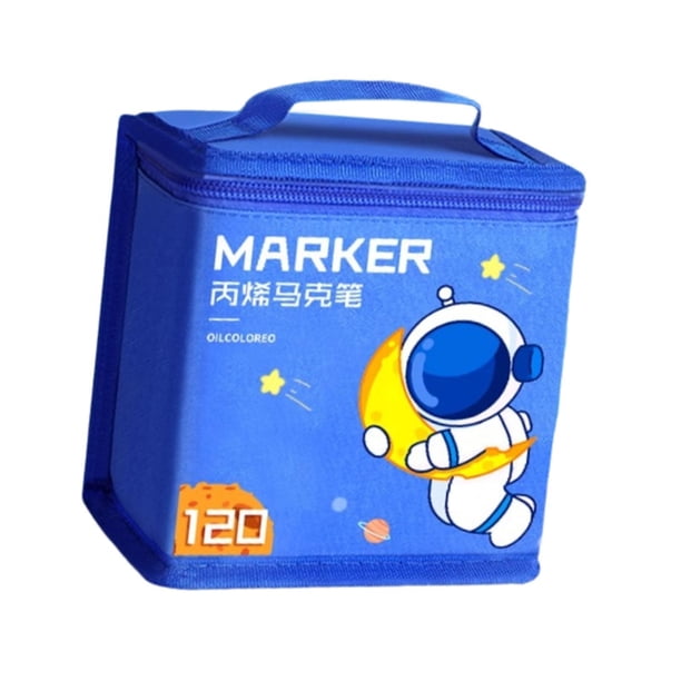 Marcadores de pintura acrílica Marcadores de dibujo Bolígrafos de pintura acrílica profesionales con estuche de transporte para tazas Suministros para