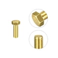 thumbnail image 4 of Unique Bargains Brass Hex Bolts, 1/2-13x1-1/2' 2 Pack Fully Thread Grade 4.8 Machine Screws, 4 of 4