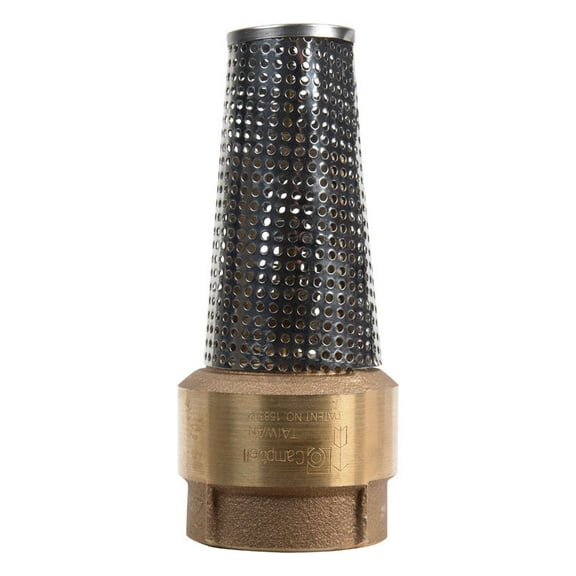 B & K FV-8TLF 2 in. TLF Foot Valve Lead Free Brass