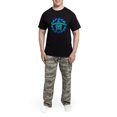 thumbnail image 5 of CafePress - Blue Tribal Turtle Sun Pajamas - Men's Dark Loose Fit Cotton Pajama Set, 5 of 7