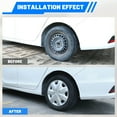 thumbnail image 6 of 4Pcs/set Wheel Rims Cover Hubcaps ,13 Inch Universal Snap On Car Truck SUV Wheel Covers PP Material （13-Inch, Silver), 6 of 7