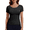 Black, variant on Pinspark Womens Workout Shirt Short Sleeve Basic Activewear Tops Double Lined Tennis Shirt Summer Casual