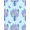 Blue Lavender, Pattern 9, variant on ODIKA 8'x10' Washable Area Rug Whimsical Butterfly Vine Border Scattered Delicate Boho Motif Refined Structured for King Size Bedroom Under Bed, Master Suite, Non-Shedding, Easy Care