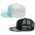 thumbnail image 2 of BASSDASH 2 Pack Flat Brim Trucker Cap Adjustable Snapback Hat Mesh Back For Men Women Fishing Hunting, 2 of 5