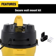 Stanley 1 Gallon 1.5HP Portable Poly Series Wet and Dry Vacuum Cleaner