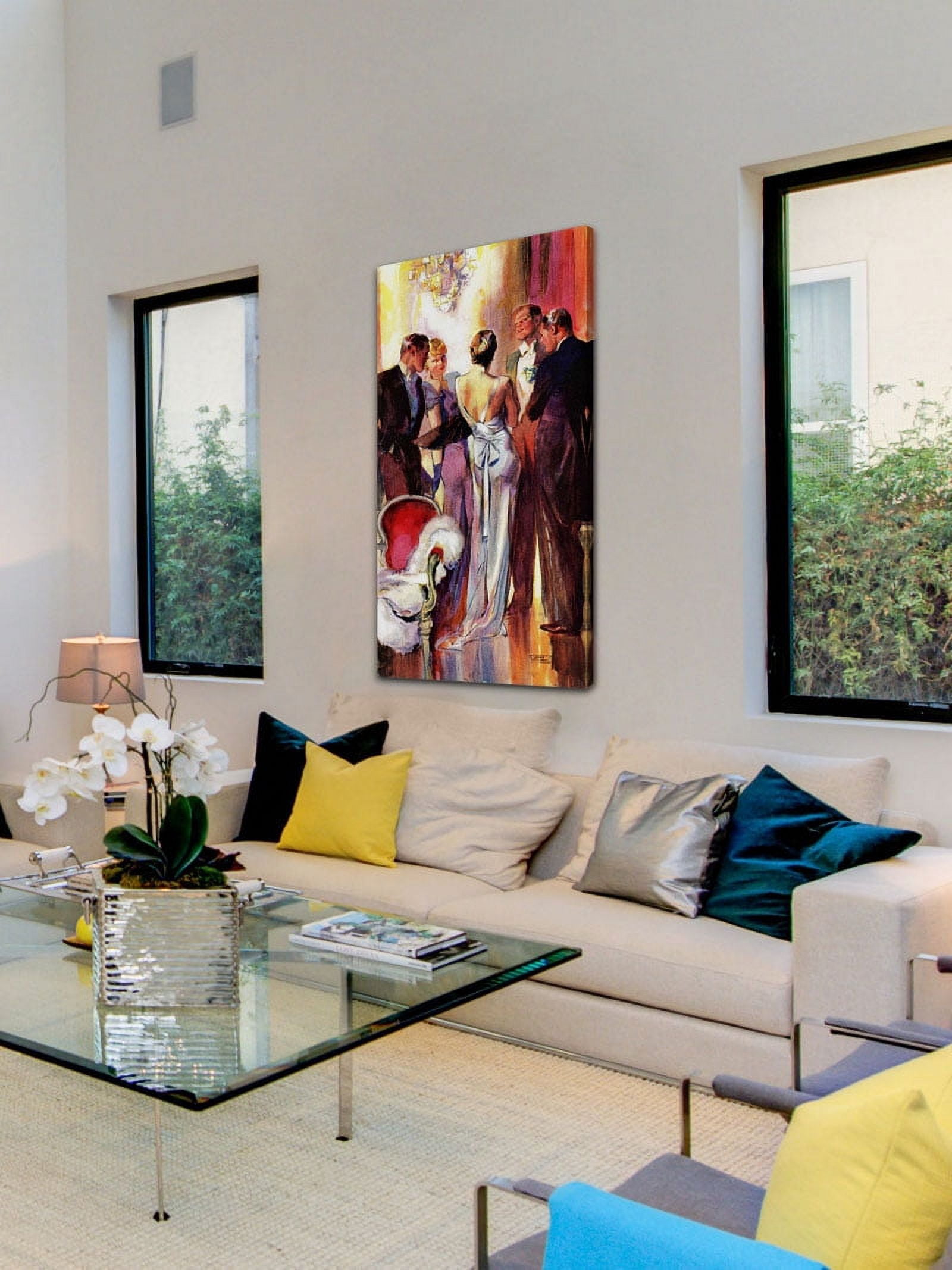 Marmont Hill Vintage Fashion Milk and Honey by John LaGatta Painting Print on Wrapped Canvas