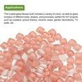 thumbnail image 3 of Uxcell 200g Irregular Crystal Glass Mosaic Tiles Tiny Glass Mosaic Tiles Bulk for Craft DIY Art Project Pink, 3 of 6