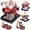 Red, variant on COLIKES Baby Walker Boys, 5 in 1 Walkers for Babies 6-12 Months with Wheels, Push Adjustable Infant Activity Bouncer for Girls, Red Car