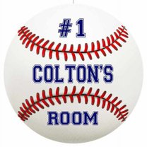 COLTON'S Bedroom 14" Round Metal Sign Boys Room Wall Decor Gift 100140030134