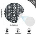 thumbnail image 4 of Ryvnso Line Bohomia Pattern Round Plate Mats Dining Table Placemat 1 Piece for Holiday Decoration, 4 of 7